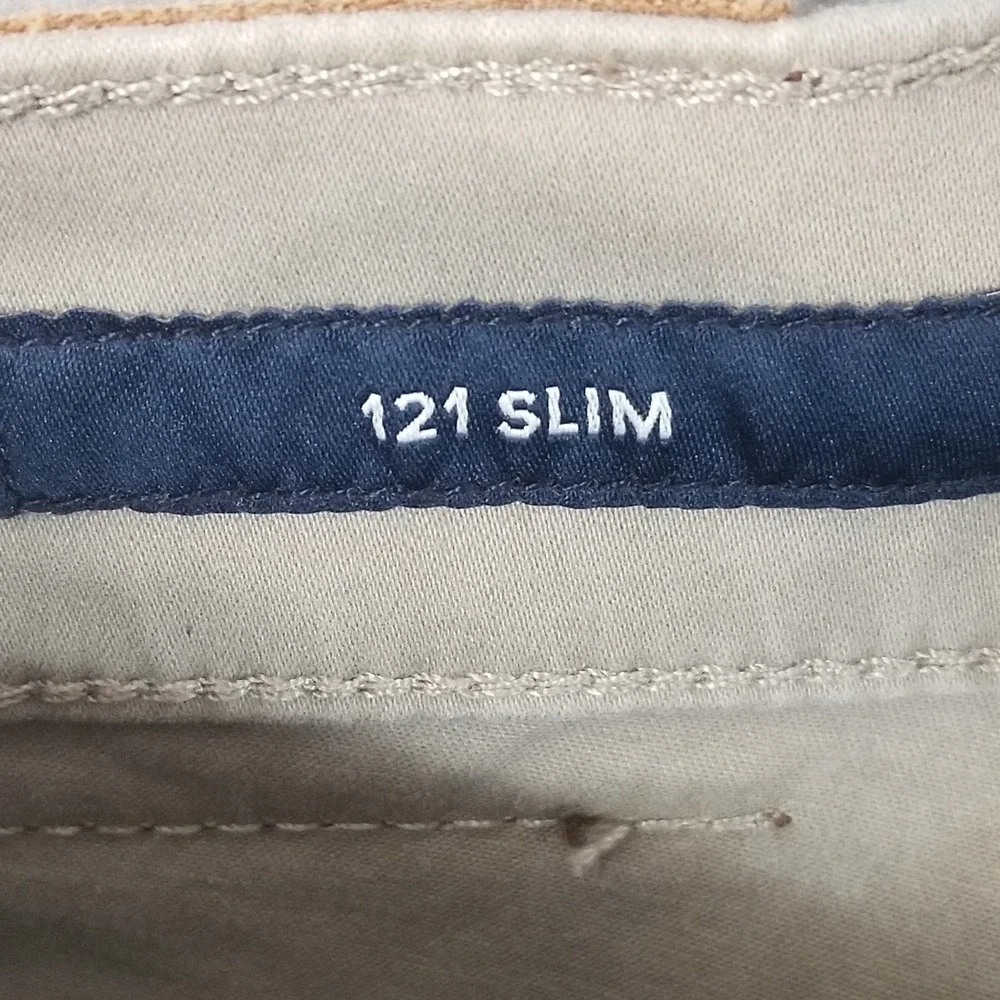 Lucky Brand Pants Mens 36x30 Tan 121 Slim Khaki‎ Chino Stretch 5-Pocket Jeans